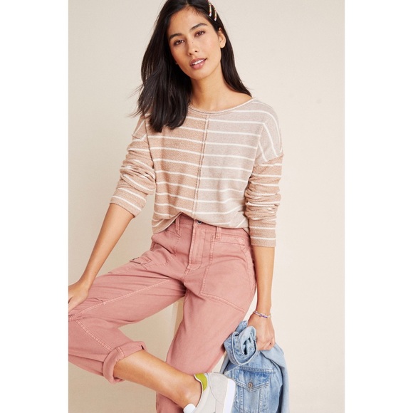 Anthropologie Devin Textured Sweatshirt New L - Picture 4 of 7